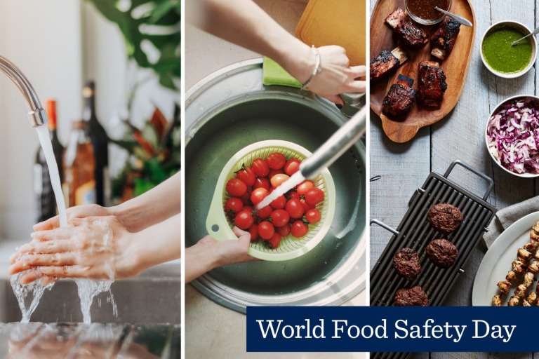 This is a graphic with the title, "World Food Safety Day."