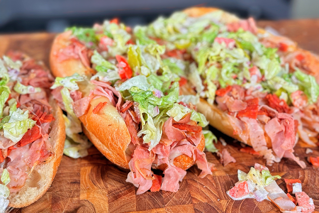 Chopped Italian Hoagie sandwich